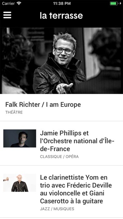 Emulate iPhone app La Terrasse Journal using MyAndroid Emulate iPhone app La Terrasse Journal using MyAndroid