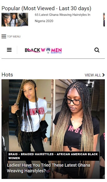 Run android online APK Latest Braiding Hairstyles 2021 for Ladies from MyAndroid or emulate Latest Braiding Hairstyles 2021 for Ladies using MyAndroid