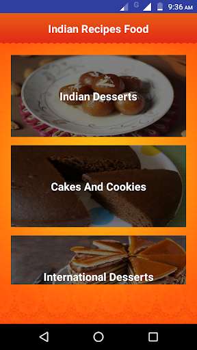 Emulate Android APK Latest Indian Recipes Food and Cuisine