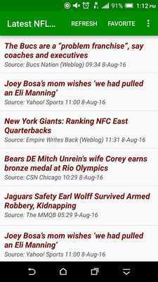 Emulate Android APK Latest NFL News Emulate Android APK Latest NFL News