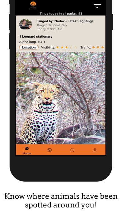 Emulate iPhone app Latest Sightings - Wildlife using MyAndroid Emulate iPhone app Latest Sightings - Wildlife using MyAndroid