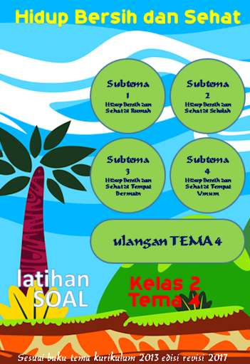 Run android online APK Latihan Soal SD Kelas 2 Tema 4 from MyAndroid or emulate Latihan Soal SD Kelas 2 Tema 4 using MyAndroid