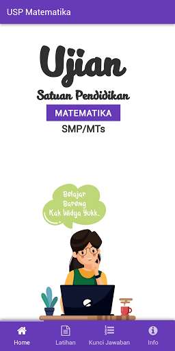 Run android online APK Latihan Soal US/USP Matematika SMP/MTs from MyAndroid or emulate Latihan Soal US/USP Matematika SMP/MTs using MyAndroid