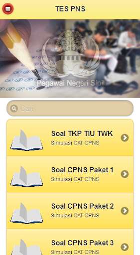 Run android online APK Latihan Test CPNS Lengkap from MyAndroid or emulate Latihan Test CPNS Lengkap using MyAndroid