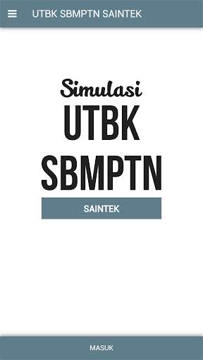 Run android online APK Latihan UTBK SBMPTN Saintek from MyAndroid or emulate Latihan UTBK SBMPTN Saintek using MyAndroid