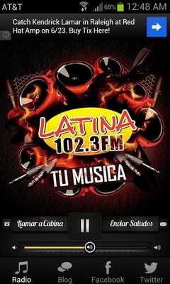Emulate Android APK Latina 102.3 Emulate Android APK Latina 102.3