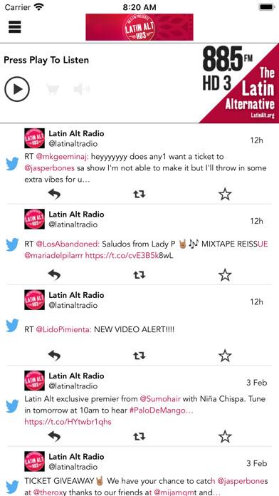 Emulate iPhone app Latin Alt KCSN HD-3 using MyAndroid Emulate iPhone app Latin Alt KCSN HD-3 using MyAndroid