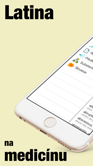 Emulate iPhone app Latina na medicínu using MyAndroid