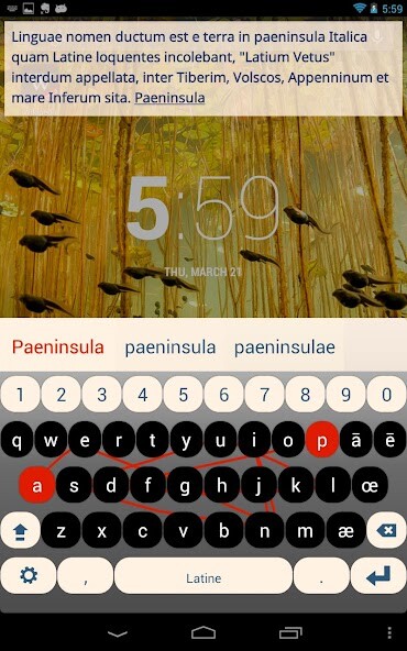 Run android online APK Latin Keyboard Plugin from MyAndroid or emulate Latin Keyboard Plugin using MyAndroid