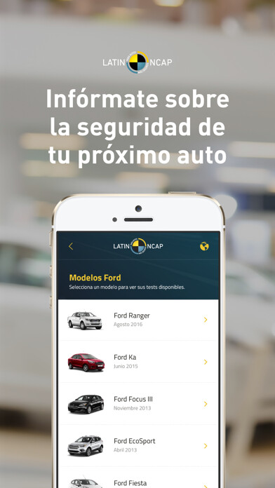 Emulate iPhone app Latin NCAP using MyAndroid