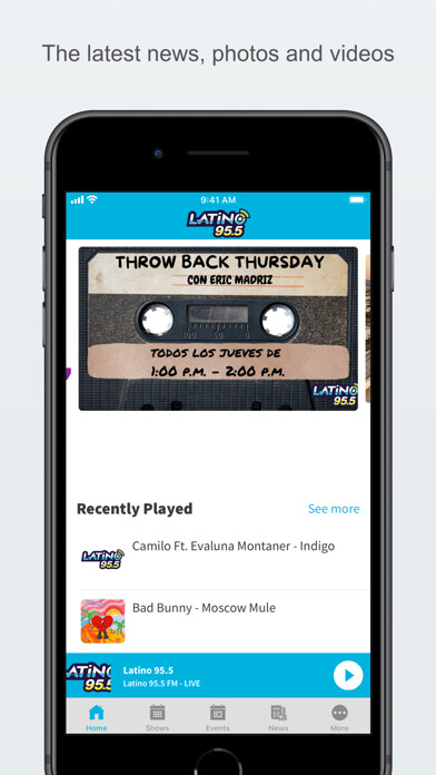 Emulate iPhone app Latino 95.5 using MyAndroid Emulate iPhone app Latino 95.5 using MyAndroid