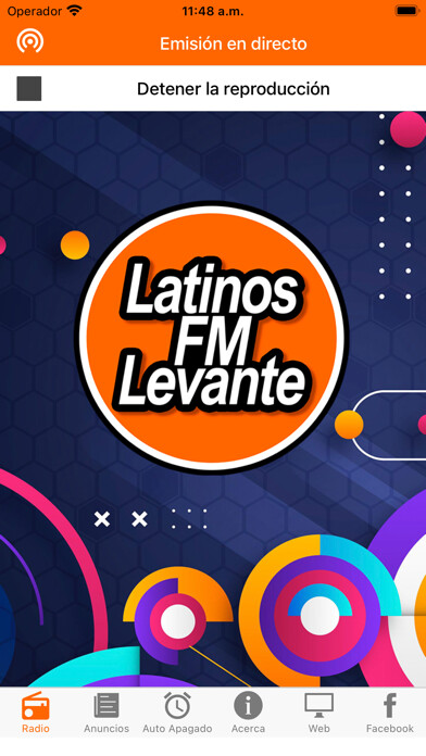 Emulate iPhone app Latinos FM Levante using MyAndroid Emulate iPhone app Latinos FM Levante using MyAndroid
