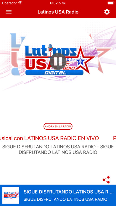 Emulate iPhone app latinos usa radio using MyAndroid