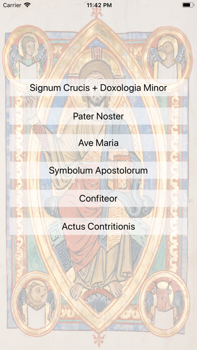 Emulate iPhone app Latin Prayers using MyAndroid Emulate iPhone app Latin Prayers using MyAndroid