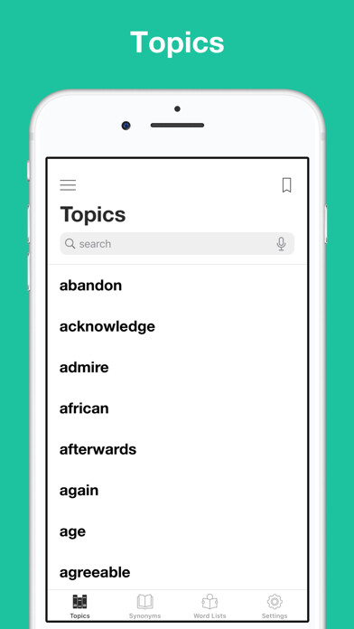 Emulate iPhone app Latin synonym handbook using MyAndroid Emulate iPhone app Latin synonym handbook using MyAndroid