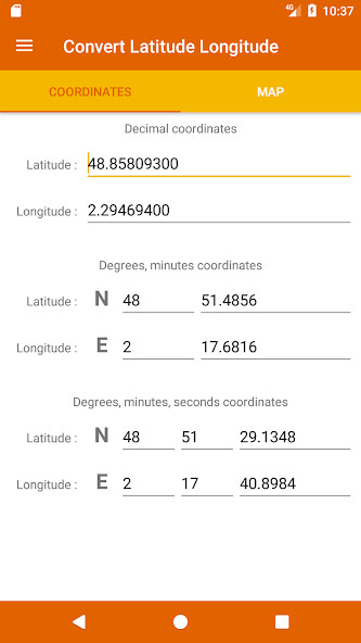 Run android online APK Latitude Longitude Convert from MyAndroid or emulate Latitude Longitude Convert using MyAndroid Run android online APK Latitude Longitude Convert from MyAndroid or emulate Latitude Longitude Convert using MyAndroid