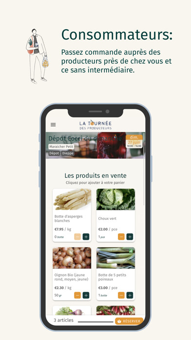 Emulate iPhone app La Tournée des Producteurs using MyAndroid Emulate iPhone app La Tournée des Producteurs using MyAndroid