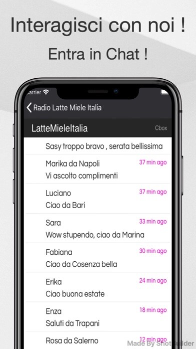 Emulate iPhone app Latte Miele Italia using MyAndroid Emulate iPhone app Latte Miele Italia using MyAndroid