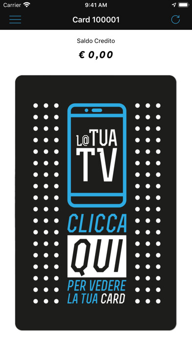 Emulate iPhone app La Tua Tv App using MyAndroid