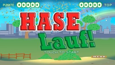 Emulate iPhone app Lauf Hase Lauf using MyAndroid