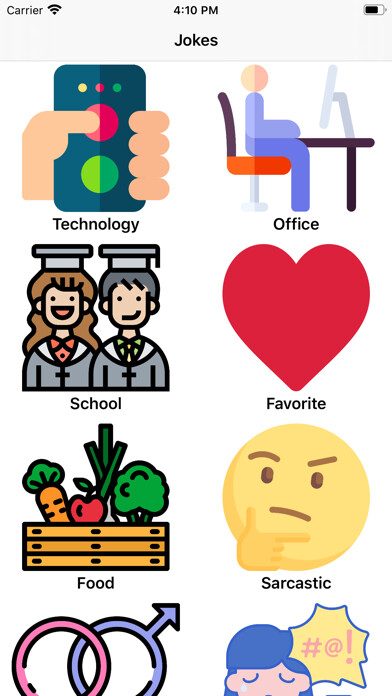 Emulate iPhone app Laughable Jokes using MyAndroid Emulate iPhone app Laughable Jokes using MyAndroid