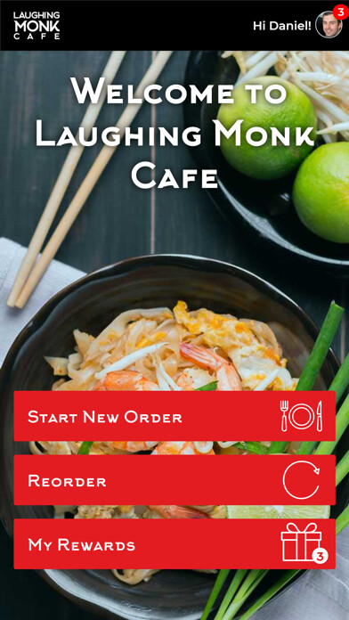 Emulate iPhone app Laughing Monk Cafe using MyAndroid Emulate iPhone app Laughing Monk Cafe using MyAndroid