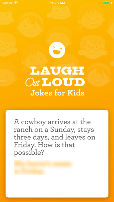 Emulate iPhone app Laugh-Out-Loud Jokes for Kids using MyAndroid Emulate iPhone app Laugh-Out-Loud Jokes for Kids using MyAndroid