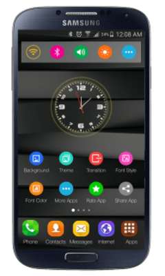 Emulate Android APK Launcher Samsung Note8 Theme