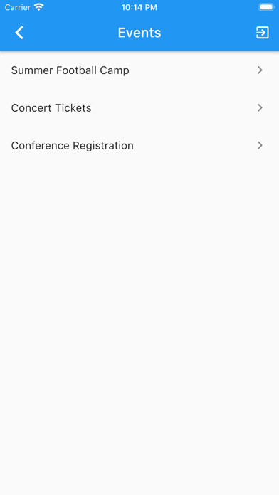Emulate iPhone app LaunchTrack Event Manager using MyAndroid Emulate iPhone app LaunchTrack Event Manager using MyAndroid