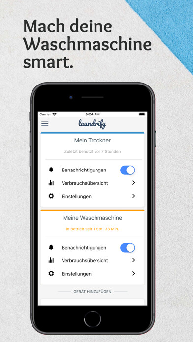 Emulate iPhone app laundrify using MyAndroid Emulate iPhone app laundrify using MyAndroid