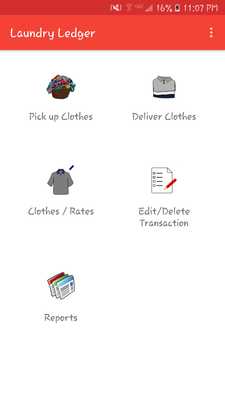 Emulate Android APK Laundry Ledger