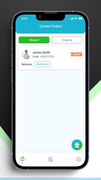 Emulate iPhone app LaundryPickUp Provider using MyAndroid