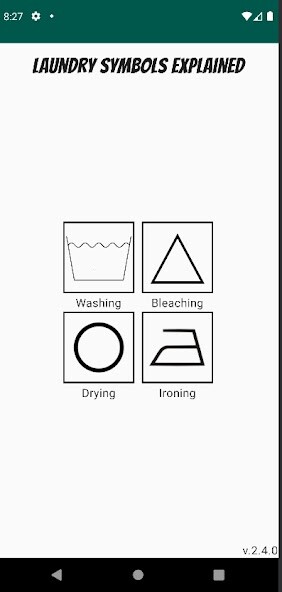Run android online APK Laundry Symbols from MyAndroid or emulate Laundry Symbols using MyAndroid