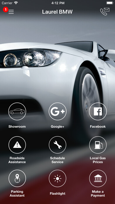 Emulate iPhone app Laurel BMW DealerApp using MyAndroid Emulate iPhone app Laurel BMW DealerApp using MyAndroid