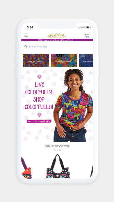 Emulate iPhone app Laurel Burch Studios using MyAndroid Emulate iPhone app Laurel Burch Studios using MyAndroid