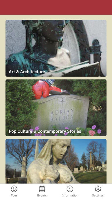 Emulate Android APK Laurel Hill Cemetery