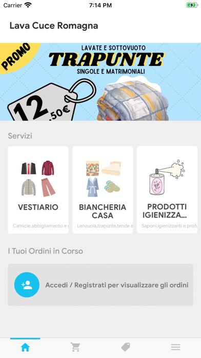 Emulate iPhone app Lava&Cuce Romagna using MyAndroid