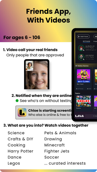 Emulate iPhone app Lava — Friends & Videos using MyAndroid