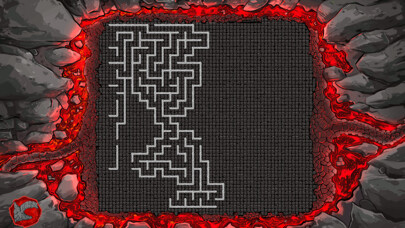 Emulate iPhone app Lava in Maze - Mazes for watch using MyAndroid