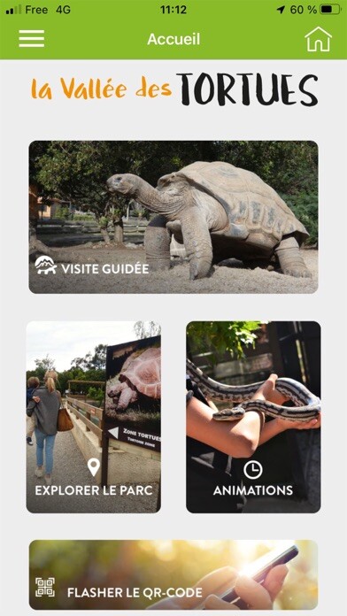 Emulate iPhone app La Vallée des Tortues using MyAndroid