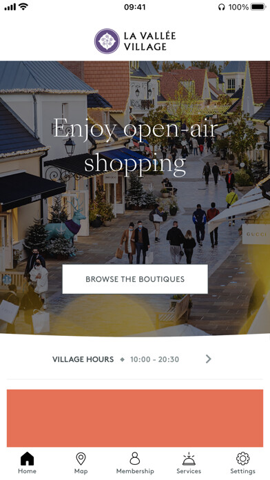 Emulate iPhone app La Vallée Village using MyAndroid