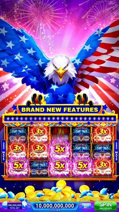 Emulate iPhone app Lava Slots™- Casino Games using MyAndroid