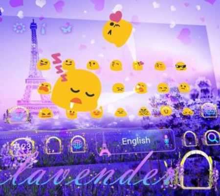 Emulate Android APK Lavender Flower Keyboard theme Emulate Android APK Lavender Flower Keyboard theme