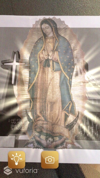 Emulate iPhone app La Virgen de Guadalupe RA using MyAndroid Emulate iPhone app La Virgen de Guadalupe RA using MyAndroid