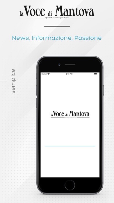 Emulate iPhone app La Voce di Mantova using MyAndroid
