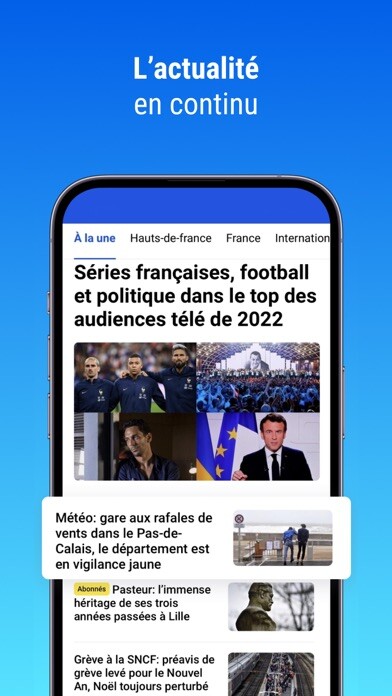 Emulate iPhone app La Voix du Nord - Actualités using MyAndroid Emulate iPhone app La Voix du Nord - Actualités using MyAndroid