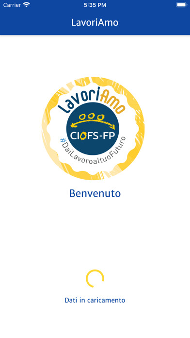 Emulate iPhone app LavoriAmo - CIOFS-FP using MyAndroid Emulate iPhone app LavoriAmo - CIOFS-FP using MyAndroid