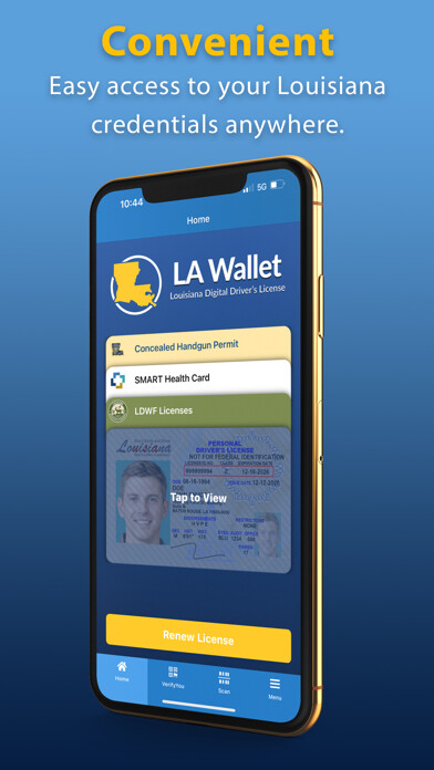 Emulate iPhone app LA Wallet using MyAndroid