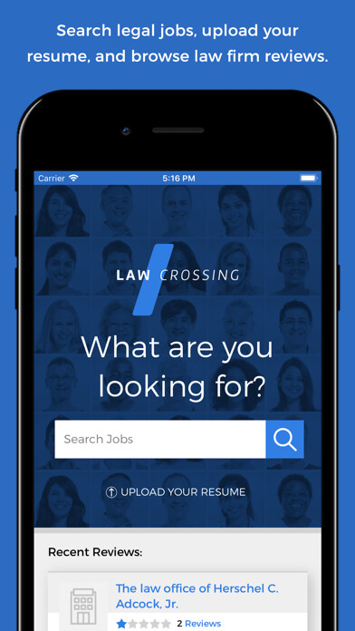 Emulate iPhone app LawCrossing Legal Job Search using MyAndroid Emulate iPhone app LawCrossing Legal Job Search using MyAndroid