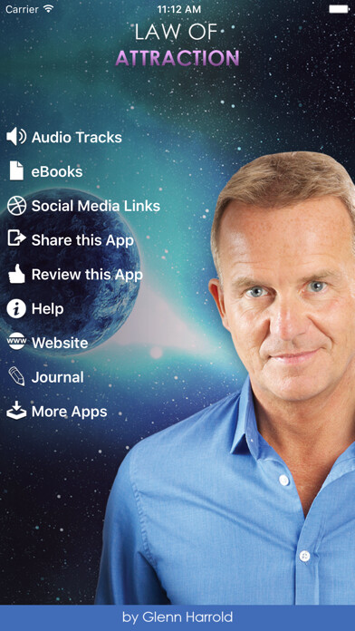 Emulate iPhone app Law of Attraction Hypnosis by Glenn Harrold using MyAndroid